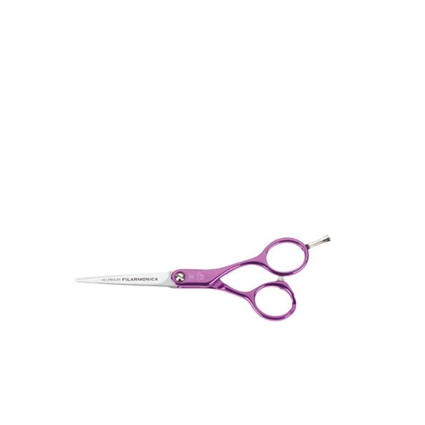 TIJERA PELUQUERÍA ALUMINIUM MORADA 5.5" FILARMÓNICA